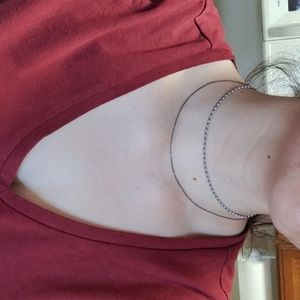 Double choker necklace